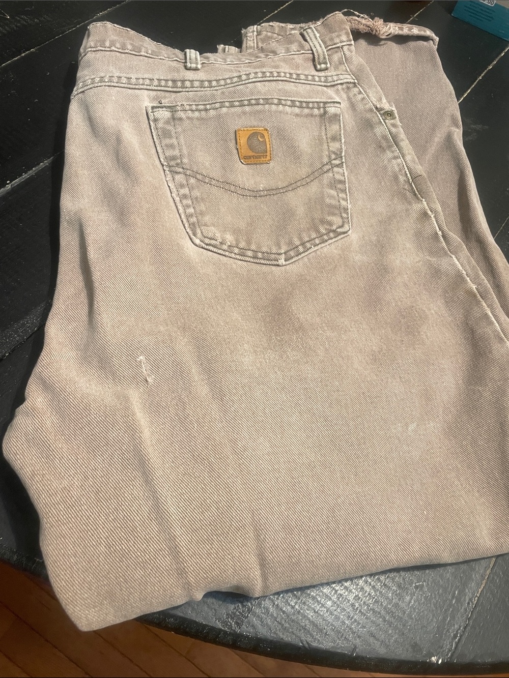 Carhartt Men's Relaxed Jeans in Taupe Brown